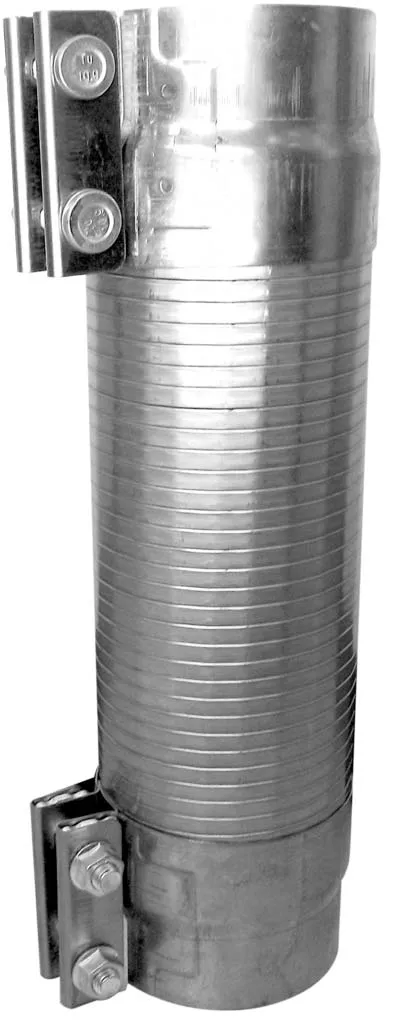 Tubo Flexível Inox 3,5pol 340mm para Mercedes 2726B 2726K 2423B 2423K 1728 L1620 L1622